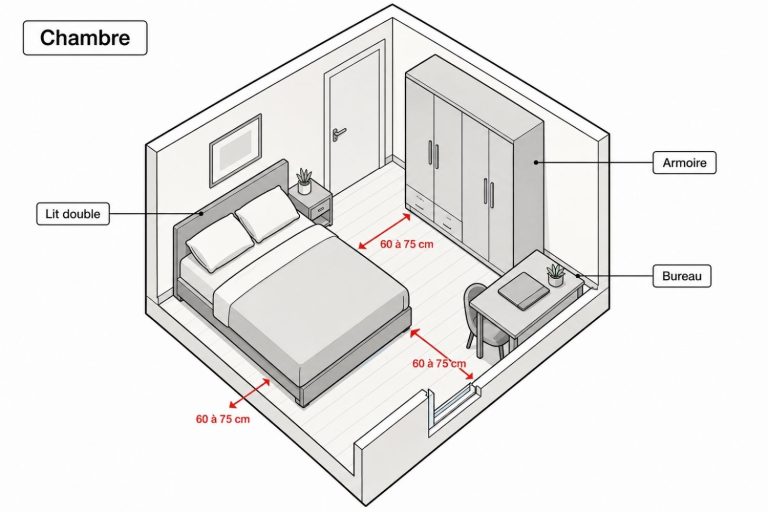 taille minimum d'une chambre
