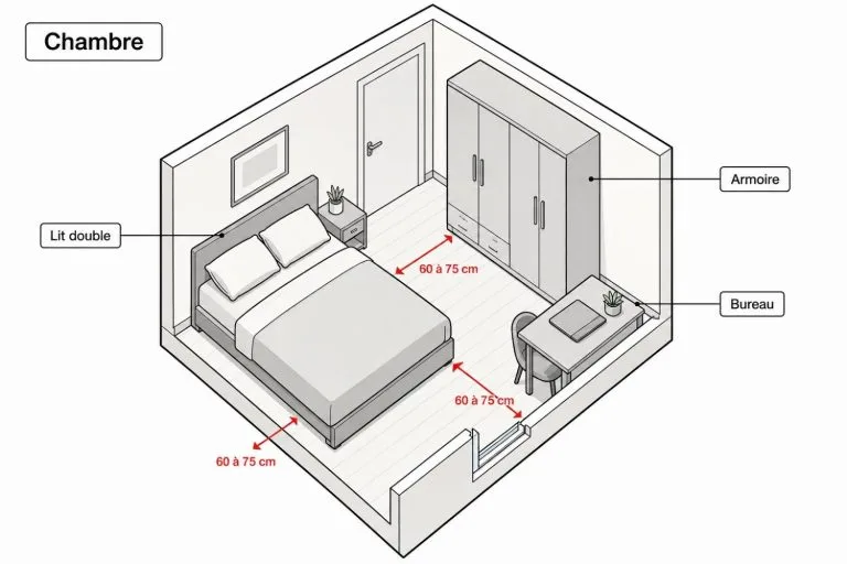 taille minimum d'une chambre